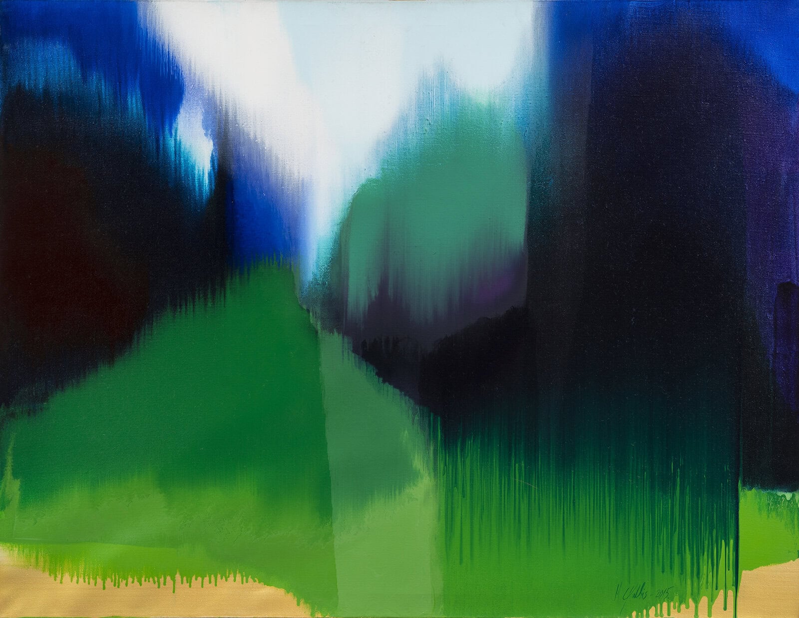 Madara Gulbis_Ejot_cauri_mezam_110x140cm_ae_2016