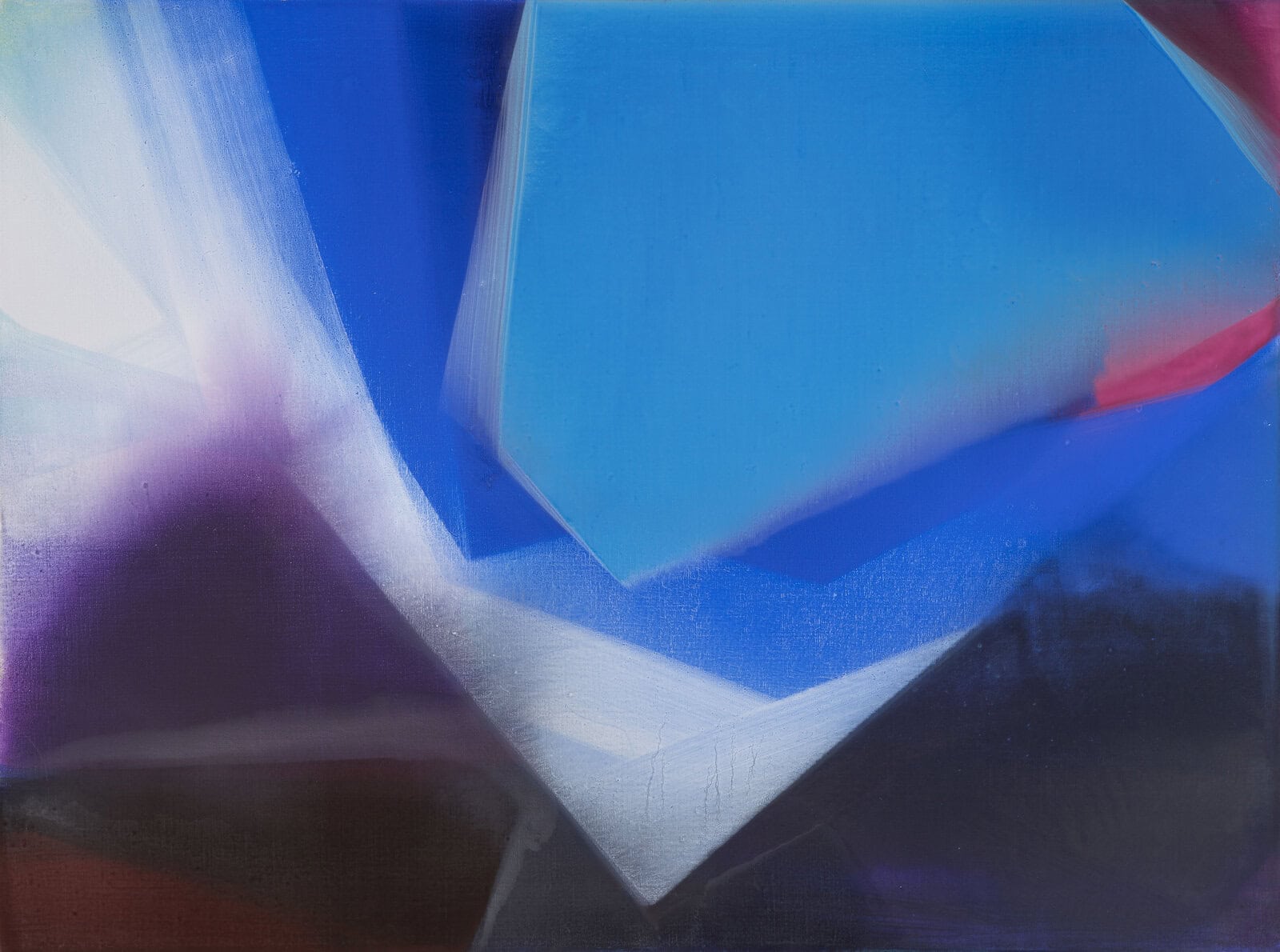 Madara Gulbis_Meditācija_zilā_2020_97x130cm