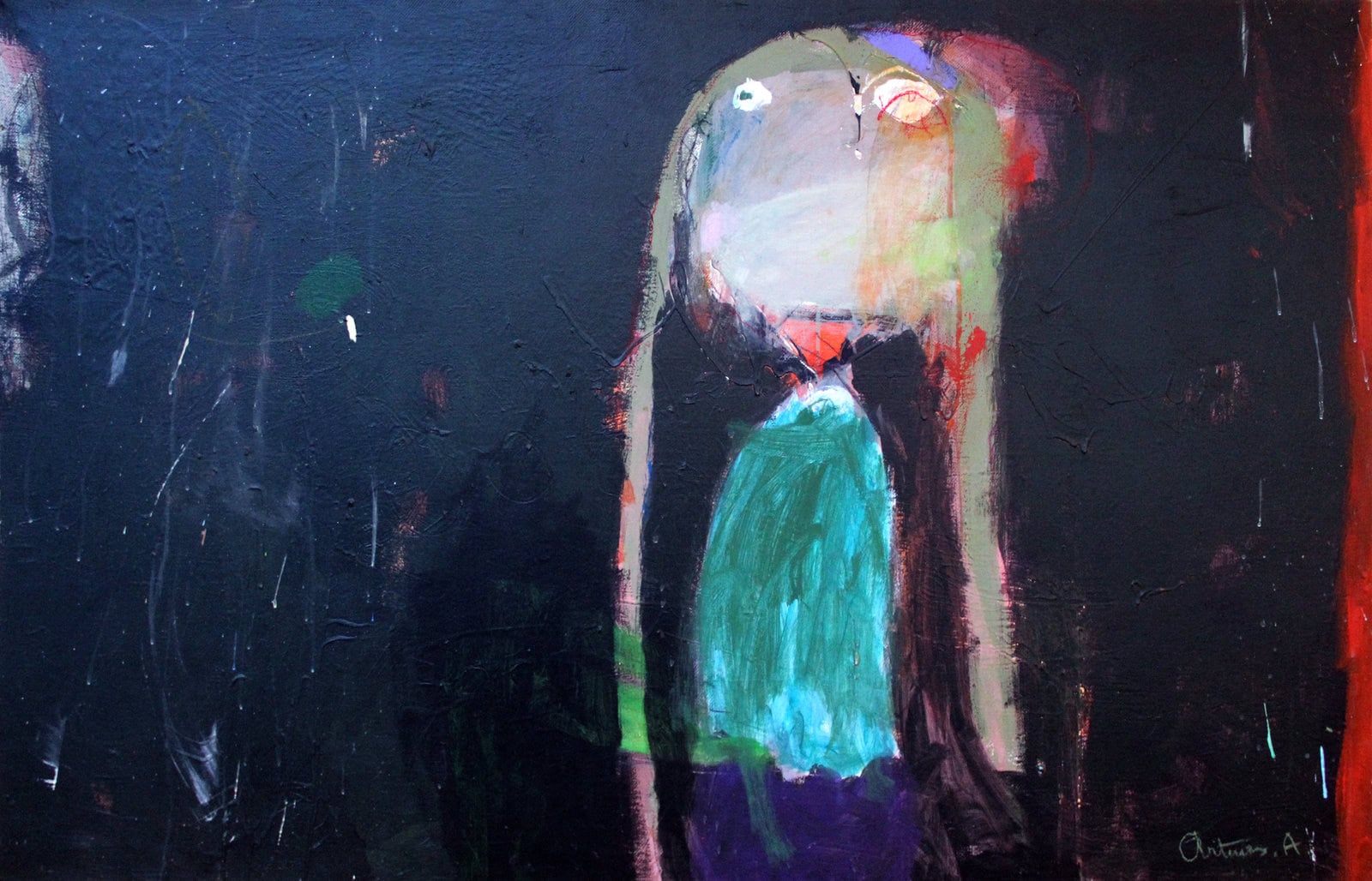 AAkopjans_NEPAZISTAMA_91x142cm_a/a_2018